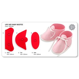 JEM - Emporte-pièces en forme de chaussons de bébé grandeur nature – Sugarcraft Cutters