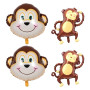 4 Pièces De Ballons De Singe Simulés