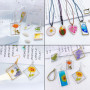 SLAXJNE Cadre De Pendentif en Métal 80Pcs, Matériaux De Bijoux De Bricolage, Pendentif en Métal Bricolage, Moule en Résine Époxy