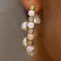 270 Pièces De Perles En Pierre, Perles Pour Bracelets Et Colliers, Perles En Vrac Pour L'Artisanat, Perles De Pierres Précieuses