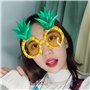 CHSZSH 1 Chapeau Seau Pour Femme, 1 Paire De Lunettes Ananas, Chapeau De Soleil Motif Ananas, Joli Chapeau De Soleil Pour Femme,