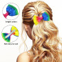 élastiques à cheveux arc-en-ciel pour q