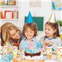 60 Pièces D'Inserts À Gâteau, Inserts De Gâteau Pour Garçon Et Fille, Inserts De Gâteau À Paillettes, Inserts Révélateurs De Gen