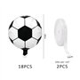 ballons décoratifs sur le thème du football