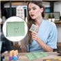 ZGDEIWGF 1 livre de rangement vert pour boucles d'oreilles et 5 sacs de rangement transparents, sac de rangement portable, sac d