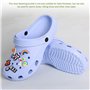 20 boucles de fixation de chaussures, accessoires de chaussures, lacets firmware, boucles de bord de chaussure fixes, boucles dé