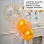 Ballons À Paillettes 20 Pièces, 1 Rouleau De Ruban, Ballons De Décoration De Mariage, Ballons En Latex De Fête, Ballons À Confet