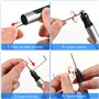 Mini Stylo Perceuse Électrique, Mini Perceuse Électrique à 3 Vitesses, Mini Perceuse Électrique Manuelle, Avec 10 Petits Forets,