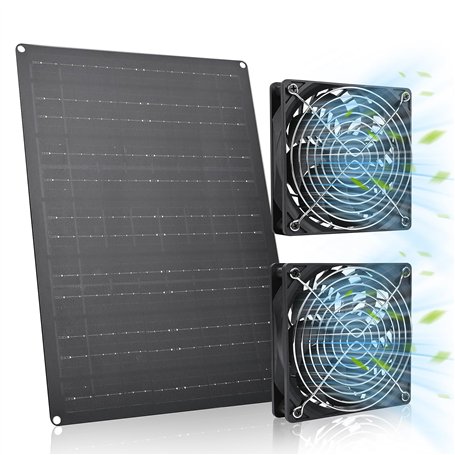 Gerbala Ventilateur Solaire 15W