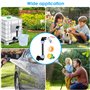 Robinet IBC Col de Cygne de Cuve avec 25cm Tube d'Extension, 3/4'' Raccord Cuve en Laition, S60x6 IBC Adaptateur Cuve 1000 Lirtr