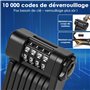 Antivol Pliable Haute Sécurité avec Support Portable