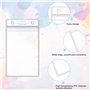 SternSinn Porte Badge 50PCS, Porte Badge avec Porte Carte Transparents étanches avec Cordon pour Carte d'identité et Exposition,