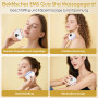 Gua Sha Visage, SternSinn Appareil Massage Visage Electrique 4 Modes avec Lumière rouge, Bleue et Violette, EMS 9 Niveaux D'Inte