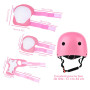 Gaethra Ensemble de genouillères, avec casque, équipement de protection pour enfants de 3 à 10 ans, avec genouillères, coudières