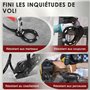 Gaethra Antivol Trotinette Electrique, 1.2m Antivol Velo, Câble Antivol à Clef avec Menotte, Cadenas Trottinette Électrique pour