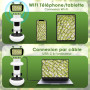 Microscope Enfant avec écran LCD 200X-1000X Image HD Grand grossissement, 2 en 1Microscope de Poche et de Table avec Lumière LED