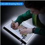 VFANDV A3 Tablette Lumineuse, Luminosité Réglable De Dessin À LED Tablette Table Lumineuse Dessin avec Câble USB Tablette Dessin