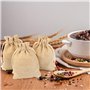 VFANDV Sacs en Lin, 30 Pièces 7x9cm Réutilisable Sac Cadeau avec Cordon Serrage, Cottonbag Sac en Coton pour Sacs Cadeaux, Maria