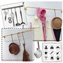 WJUAN 6 Pièces S Crochets 20 cm de Long, Crochet de Cuisine en Forme de S Apply to Suspendre Pots et Casseroles, Plantes, Vêteme