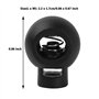 WJUAN 50 Pièces 2 Couleurs Bouchon à Bascule Rond, Boucle à Ressort en Plastique 6mm Serrures de Cordon Monotrou pour Masque de 