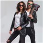 MengH-SHOP Chaîne de Pantalon Punk Chaîne Hip Hop Jeans Pour Décoration Vêtements Chapeau de Costume Accessoires Argent 2 Pièces