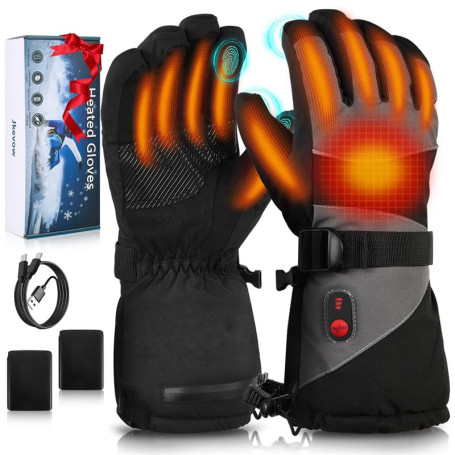 Jkevow Gants Chauffants pour Femme et Homme