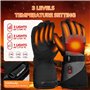 Gants Chauffants Moto avec Batterie Rechargeable de 5000 mAh