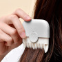 2 Pièces Coupe-Cheveux 2-en-1 Anti-Fourches, Outil de Coiffure Miniature avec Protection, Ciseaux à Effiler pour Cheveux Fins, D