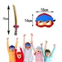 LTHOENG Ninjaoo - Décoration d'anniversaire d'enfant - Cadeau d'anniversaire ninja - Contenu de calendrier de l'Avent pour fille