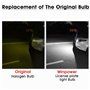 WinPower LED Éclairage plaque immatriculation Ampoules 6000K Blanc Feux arrière Compatible avec Passat B5.5/B6 Caddy MK3 Golf5 p