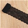Yulakes 10 yards - Blanc et noir - Élastique - En dentelle - Pour l'artisanat - Robe de mariage - 10 cm de large