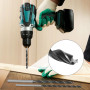Forets à Bois Set, 7 Pièces en Acier au Carbone Spiral Trou Cutter Outil à Bois Kit Forets avec Diamètre 4 5 6 7 8 10 12mm X 300