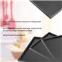TOPINCN Plateau Bois Massif Forme Rectangle Thé Café Boissons Assiette Plat Snack Nourriture Repas Petit-déjeuner Restaurant Pla