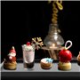 TOPINCN Plateau Bois Massif Forme Rectangle Thé Café Boissons Assiette Plat Snack Nourriture Repas Petit-déjeuner Restaurant Pla