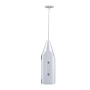 Mousseur à Lait Electrique Mélangeur à Mousse en Acier Inoxydable Anti-adhésive pour Briser les Oeufs sur Batterie emulsionneur