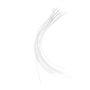 10PCS 30LB/50LB Connecteurs de Ligne Mouche Slip-on Leader Boucle Connecteur pour Ligne Accessoire de Pêche(Blanc)