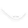 10PCS 30LB/50LB Connecteurs de Ligne Mouche Slip-on Leader Boucle Connecteur pour Ligne Accessoire de Pêche(Blanc)