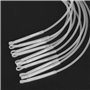 10PCS 30LB/50LB Connecteurs de Ligne Mouche Slip-on Leader Boucle Connecteur pour Ligne Accessoire de Pêche(Blanc)