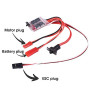 RC voiture ESC, contrôleur de vitesse électronique de carte PCB Brushed 20A avec frein pièce de rechange pour voiture/bateau RC