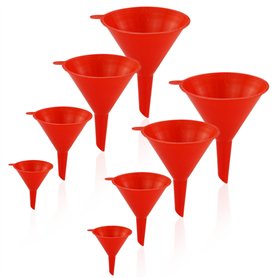 Lot de 8 entonnoirs en plastique à col large pour cuisine