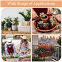 Lot de 22 étiquettes de plantes en cuivre de 25,5 cm de haut - Marqueurs de jardin - Étiquettes pour plantes d'extérieur pour lé