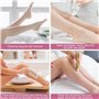 Lot de 315 bandes dépilatoires non tissées pour cire chaude et pâte à sucre, respectueuses de la peau et résistantes à la déchir