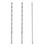 Lot de 2 forets hélicoïdaux à bois de 200 mm x 6 mm et 1 foret hélicoïdal HSS de 200 mm x 4 mm