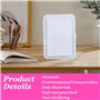 EASYKEENECOM Lot de 5 boîtes de rangement vides en plastique transparent pour cartes bancaires, cartes de visite, cartes à colle