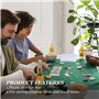 EASYKEENECOM Lot de 5 boîtes de rangement vides en plastique transparent pour cartes bancaires, cartes de visite, cartes à colle