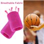 Lot de 3 bandeaux de sport roses avec bandeau de sport, bandeau en coton éponge doux et épais, pour filles (1 bandeau et 2 brace
