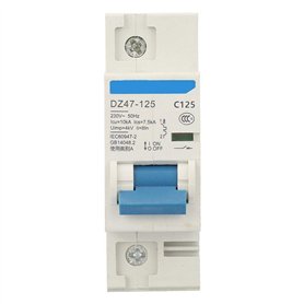 DZ47-125 Disjoncteur de courant miniature 1 P AC 230 V 80/100/125 A contre les fuites Interrupteur de supplémentaire