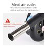 Souffleur Manuel Barbecue，Ventilateur de Ventilateur de Barbecue，Convient Pour la Cuisine en Plein air, Barbecue, Cheminée