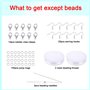 Tibaoffy Lot de 24 perles en verre pour fabrication de bijoux Multicolore 2 mm