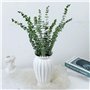 Neuytiky 20 Pièces Eucalyptus Seches,Naturel Fleurs Séchées Tiges D'Eucalyptus Véritable et Conservées de 43cm,Tige D'Eucalyptus